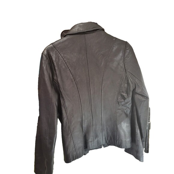 Tiboa Leather Jacket - Small, Black - Picture 2 of 3